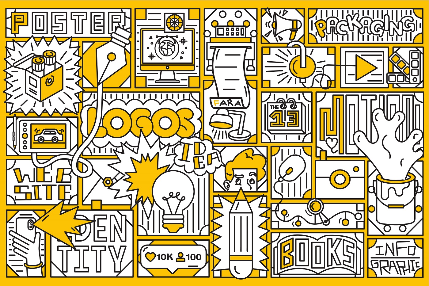 کانون خلاق فرا - طراحی برندبوک لوگو ست اداری هویت بصری کاتالوگ اینفوگرافیک وب سایت محتوا موشن پوستر در اصفهان