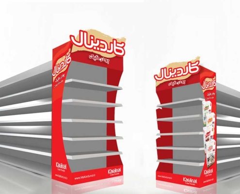 3 طراحی استند فروشگاهی