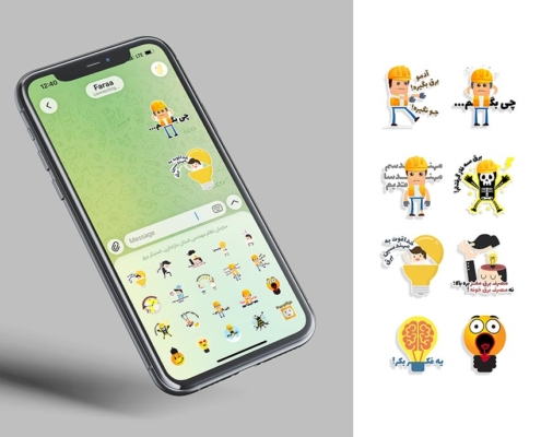 4 استیکر تلگرام